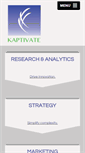 Mobile Screenshot of kaptivategroup.com